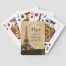 Recherche de tour eiffel jeux de cartes Vintage