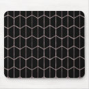 Recherche de or rose géométrique tapis souris Moderne