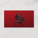 Recherche de rouge sang cartes visite Gothique