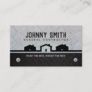 Recherche de contractor cartes visite Entrepreneur