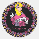 Recherche de pin up girl autocollants Vintage