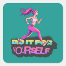 Recherche de cardio autocollants Coureur