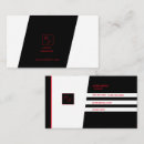 Recherche de rouge blanc noir cartes visite Client(e)