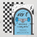 Recherche de planche à roulettes invitations Fête de patinage