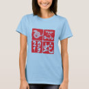 Recherche de carré rouge tshirts Pour elle