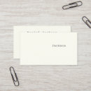 Recherche de papier machine à écrire cartes visite Simple