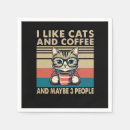 Recherche de café chat serviettes Dessin