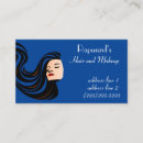 Recherche de long cartes visite Salon de beauté