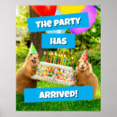 Zoek naar grappige verjaardags posters Schattig dier