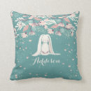 Recherche de lapin blanc coussins Illustration