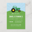 Zoek naar tractor partij uitnodigingen Groen