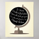 Zoek naar wereld wereldbol posters Typografie