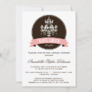 Recherche de douche nuptiale vintage invitations Classique
