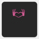 Recherche de valentine gothique autocollants Main squelette