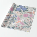 Recherche de jolis oiseaux papier cadeau Floral