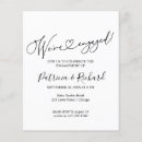 Recherche de feuille en forme de coeur invitations Élégant