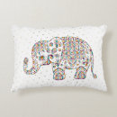 Recherche de éléphant coloré coussins Blanc