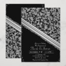 Recherche de elegant silver fiançailles invitations Glamour
