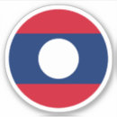 Recherche de laos autocollants Drapeau