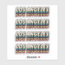 Recherche de los angeles voiture autocollants Rétro