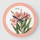 Recherche de murale de fleur horloges Pour elle
