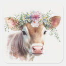 Recherche de tête de vache autocollants Ferme