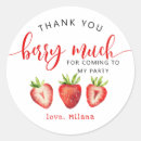 Recherche de merci beaucoup autocollants Fraise