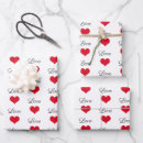 Recherche de coeur amour papier cadeau Coeurs