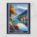 Recherche de lac como cartes postales Vintage