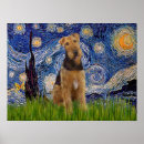 Zoek naar airedale terrier kunst Gezelschapsdieren