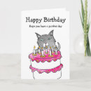 Recherche de chat kawaii vœux cartes Doux