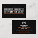 Recherche de détective cartes visite Ef