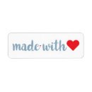 Zoek naar made with love etiketten Handgemaakt
