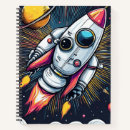 Zoek naar planeten notitieboeken Illustratie