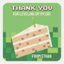 Recherche de anniversaire de jeu vidéo autocollants Pixel