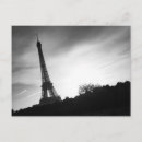 Recherche de tour eiffel noir et blanc cartes postales Unique