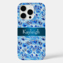 Recherche de plumes paon iphone coques Bleu