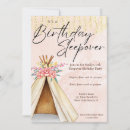 Recherche de teepee tent invitations Fête de sommeil