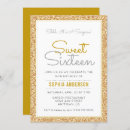 Recherche de surprise 16ans anniversaire invitations Sweet sixteen