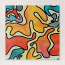 Zoek naar vintage kunst puzzels Abstract