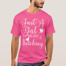 Zoek naar schetsen tshirts Houdt van schetsen