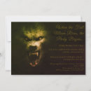 Recherche de werewolf invitations Au loup garou d'halloween
