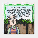 Recherche de voix magnets Humoristique