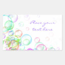 Recherche de bulle rectangles autocollants Baby
