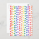 Zoek naar witte stippen briefkaarten Regenboog