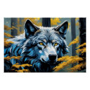 Recherche de loup de forêt posters Loups