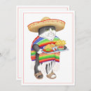 Recherche de chats sombreros cartes invitations Cinco de mayo
