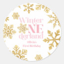 Recherche de snowflake autocollants Premier anniversaire