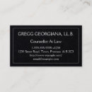 Recherche de professionnel du droit cartes visite Conseiller