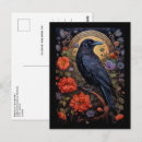 Recherche de corbeau gothique cartes postales Oiseau